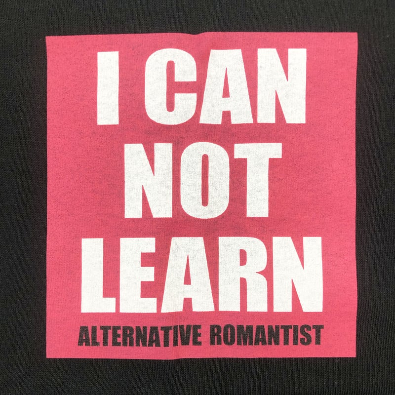 I CAN NOT LEARN Tシャツ | RED BAT