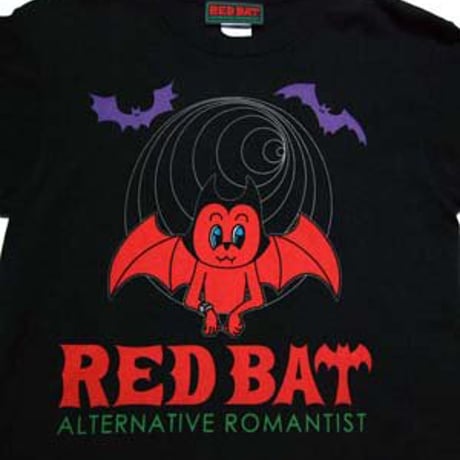 『RED BAT』のロゴTシャツ