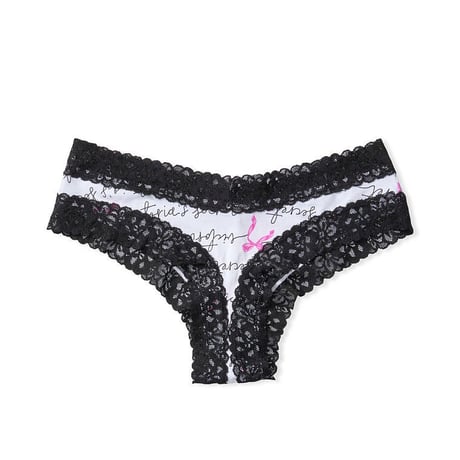 Victoria’s Secret ショーツ【Lace waist Cotton Cheeky】393012/QNJ