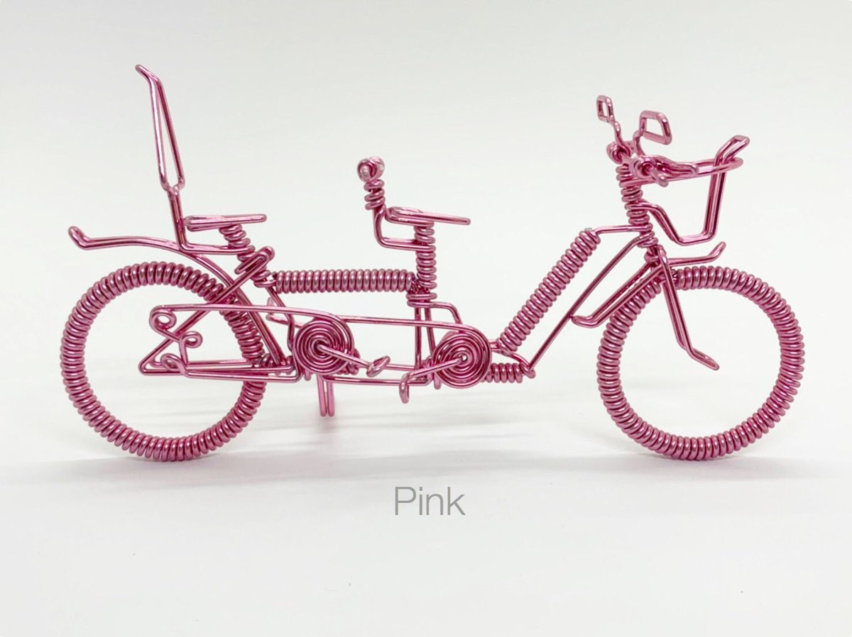 針金細工 二人乗り自転車 | Happy Bicycle