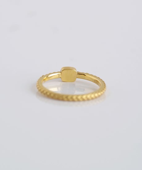 One of kind / Cabochon Diamond ring ＜K18YG＞ - R428YG/CB