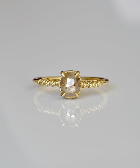 One of kind / Diamond Ring ＜K18YG＞ -R638CYG