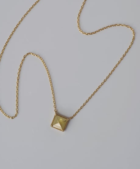One of a kind / Natural Diamond Necklace ＜K18YG＞ - N441YG