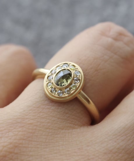 One of kind / Diamond Ring ＜K18YG＞ - R570CYG