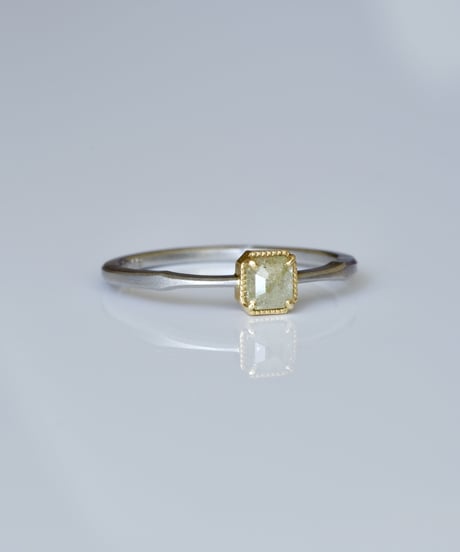 One of kind / Diamond Ring ＜Pt950/K18YG＞ -R436CPTYG