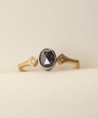 One of kind / Natural Diamond Ring ＜K18YG/Pt＞ - R658YGPT