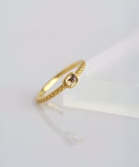 One of kind / Cabochon Diamond ring ＜K18YG＞ - R428YG/CB
