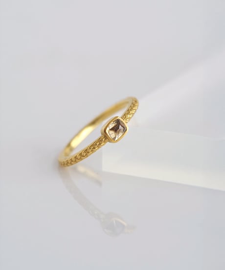 One of kind / Cabochon Diamond ring ＜K18YG＞ - R428YG/CB