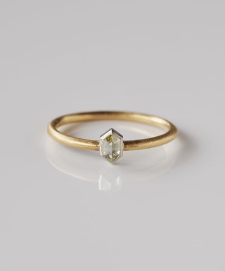 One of kind / Natural Diamond Ring ＜K18YG/Pt＞ - R211YGPT