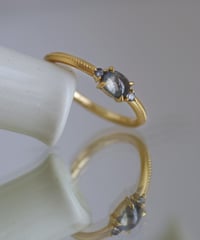 One of kind / Cabochon Diamond ring ＜K18YG＞ - R403YG/CB