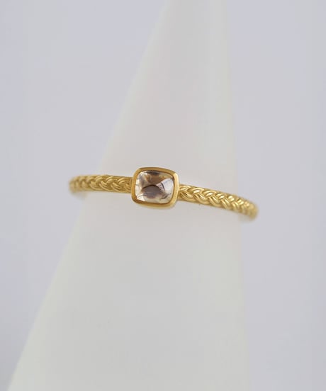 One of kind / Cabochon Diamond ring ＜K18YG＞ - R428YG/CB