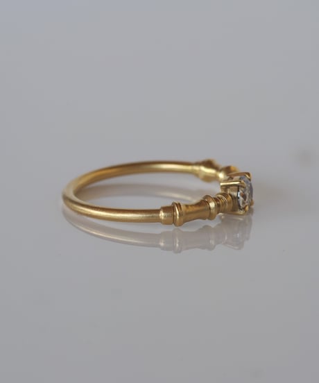 One of kind / Natural Diamond Ring ＜K18YG＞ - R325YG