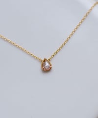 One of a kind / Rosecut Diamond Necklace ＜K18YG＞ - NR103C