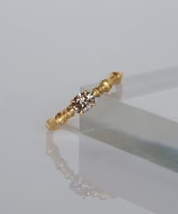 One of kind / Natural Diamond Ring ＜K18YG＞ - R325YG