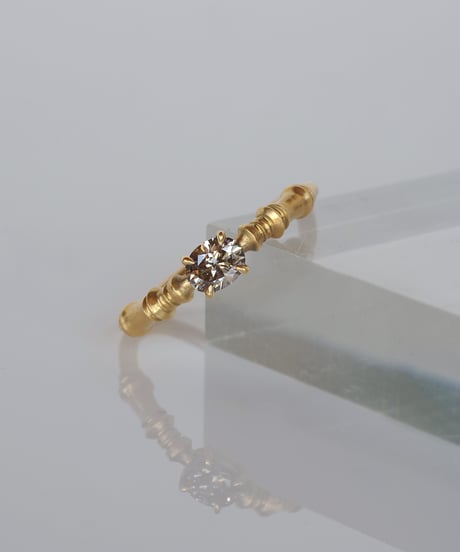 One of kind / Natural Diamond Ring ＜K18YG＞ - R325YG