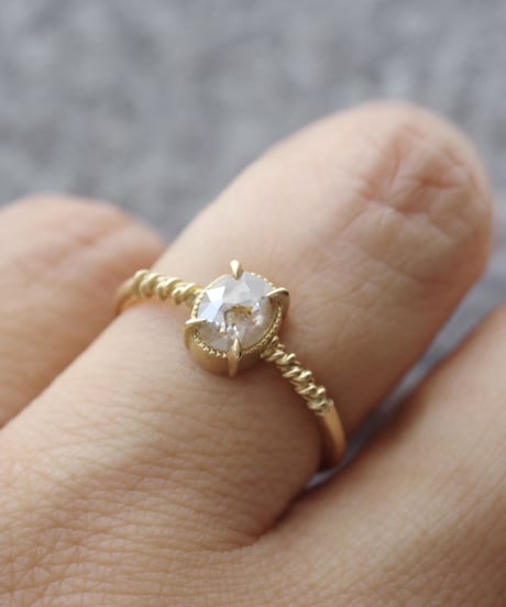 One of kind / Diamond Ring ＜K18YG＞ -R638CYG
