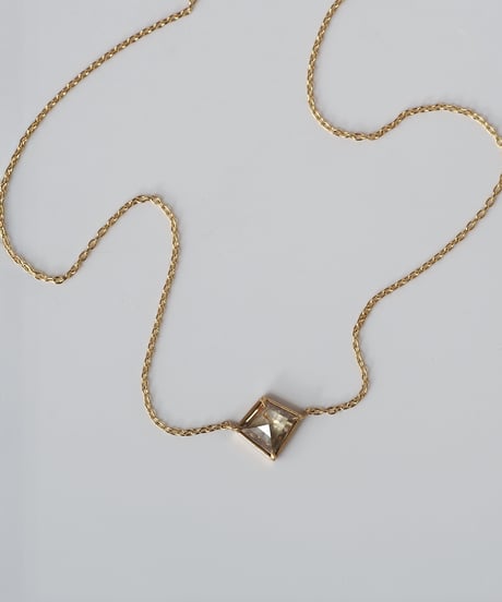 One of a kind / Natural Diamond Necklace ＜K18YG＞ - N469YG