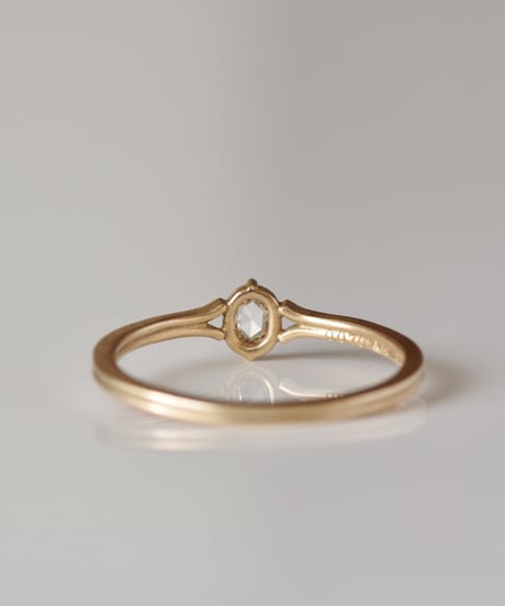 One of a kind / Rosecut diamond Ring ＜K18YG＞ - RR070C