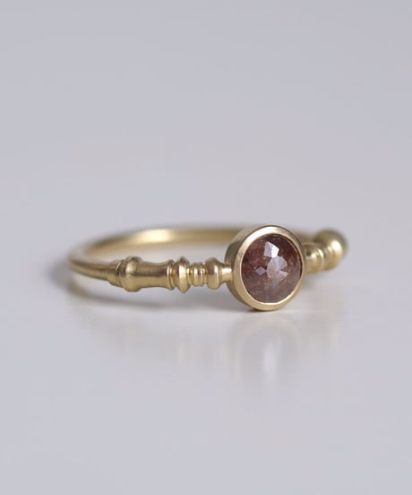One of a kind / Diamond Ring ＜K18YG＞ - R500C