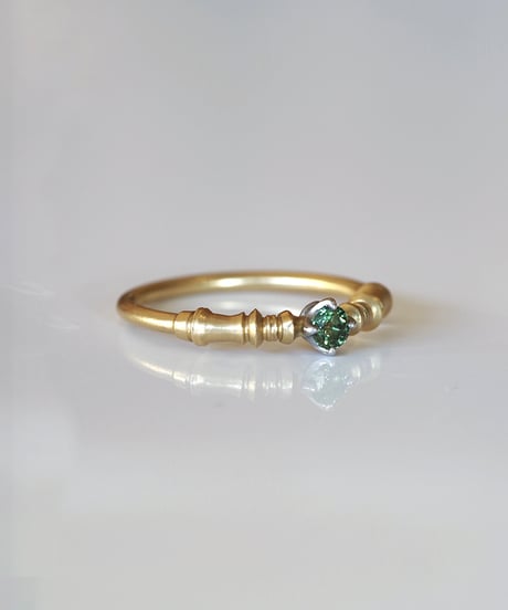 One of kind / Sapphire Ring ＜K18YG＞ - R32MSYG(MG)