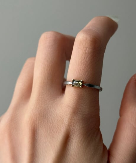 One of kind / Natural Diamond Ring ＜Pt / K18YG＞ - R521PTYG