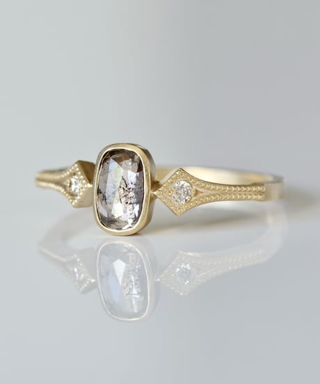 One of a kind / Diamond Ring ＜K18YG＞ - R570C