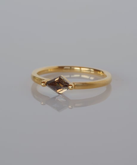 One of kind / Natural Diamond Ring ＜K18YG＞ - R521YG