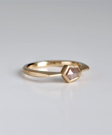 One of a kind / Diamond Ring ＜K18YG＞ - R488C