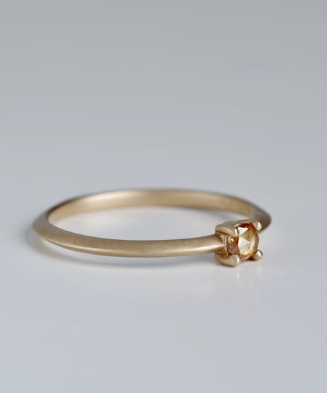 One of a kind / Diamond Ring ＜K18YG＞ - R124C