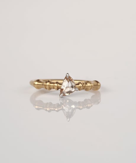 One of kind / Natural Diamond Ring ＜K18YG/Pt＞ - R380YGPT