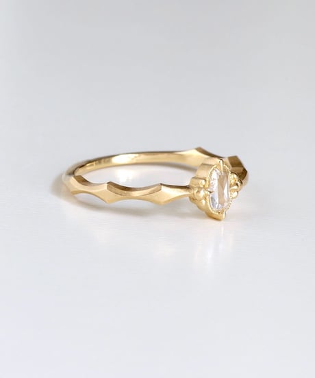 One of kind / Rosecut Diamond Ring ＜K18YG＞ -RR144C