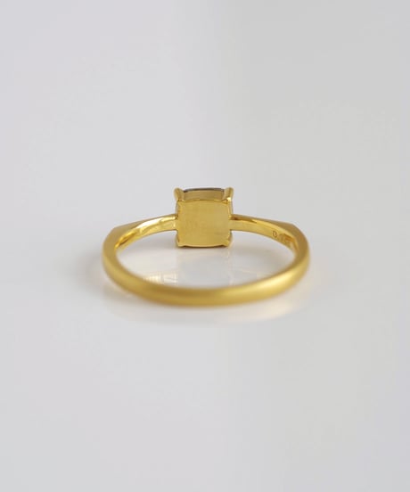 One of kind / Natural Diamond ring ＜K18YG＞ - R948YG