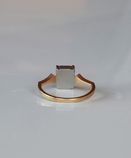One of kind / Diamond Ring ＜K18YG,Pt900＞ -R1076CYGPT