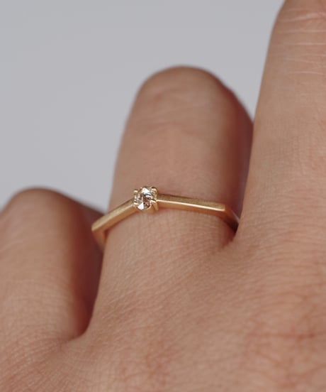 One of kind / Diamond Ring ＜K18YG＞ - R082YG