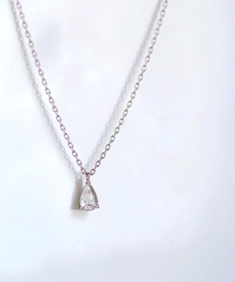 One of a kind / Rosecut Diamond Necklace ＜PT850＞ - NR159C