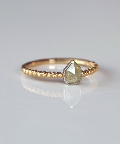 One of kind / Diamond Ring ＜K18YG,Pt900＞ - R416CYGPT