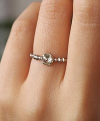 One of kind / Natural Diamond Ring ＜K18YG＞ -  R301PT