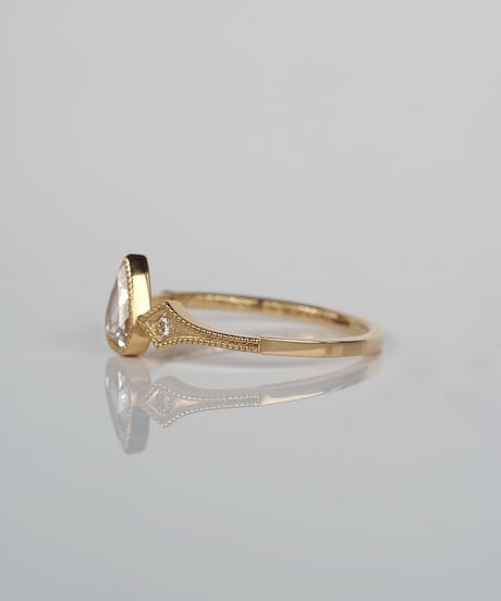 One of kind / Natural Diamond Ring ＜K18YG＞ - R284YG