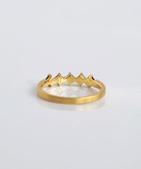 One of kind / Black Diamond ring ＜K18YG＞ - R587YG