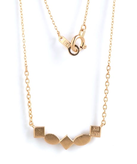 One of a kind / Rosecut Diamond Necklace ＜K18YG＞ - NR208C