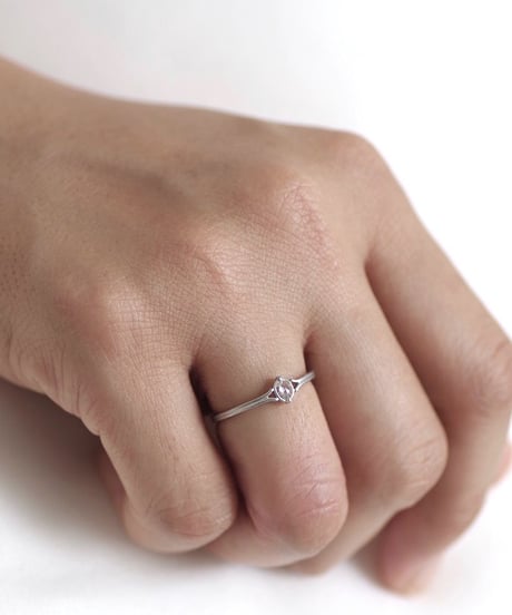 One of kind / Rosecut Diamond Ring ＜PT950＞ -RR090C