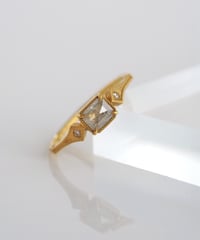 One of kind / Natural Diamond ring ＜K18YG＞ - R504YG