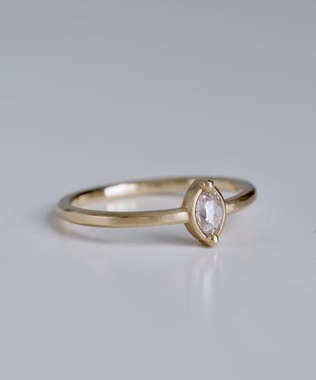 One of a kind / Rosecut diamond Ring ＜K18YG＞ - RR145C