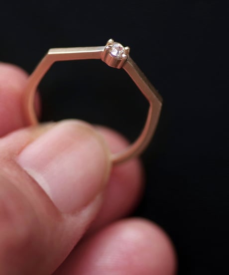 One of a kind / Diamond Ring ＜K18YG＞ - RRsov085C