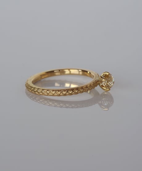 One of kind / Natural Diamond Ring ＜K18YG＞ - R478YG