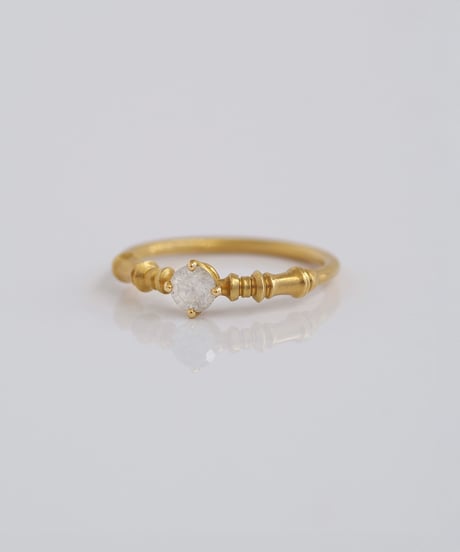 One of kind / Natural Diamond ring ＜K18YG＞ - R289YG