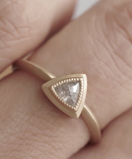 One of a kind / Diamond Ring ＜K18YG＞ - R333C