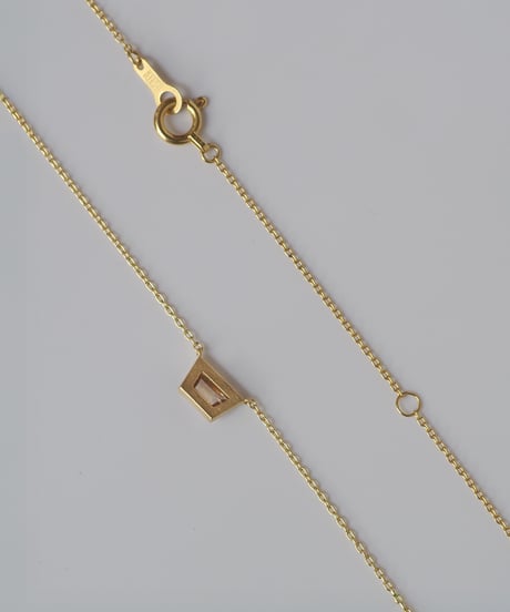 One of a kind / Natural Diamond Necklace ＜K18YG＞ - N345YG