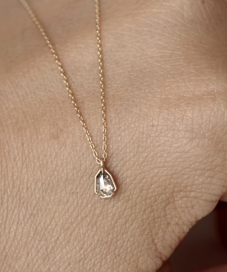 One of a kind / Natural Diamond Necklace ＜K18YG＞N252CYG