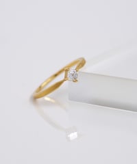 One of kind / Diamond ring【CGL】＜K18YG＞ - R203YG